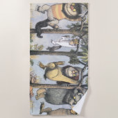 Serviette De Plage Wild Things and Max Swinging From Trees (Devant)