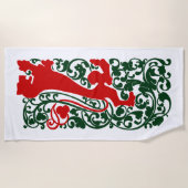 Serviette De Plage Will Bradley Heraldic Lion (Devant)