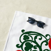 Serviette De Plage Will Bradley Heraldic Lion (En situation)