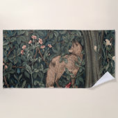 Serviette De Plage William Morris Faune sauvage Fox (Devant)
