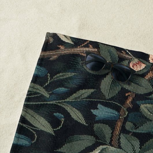 Serviette De Plage William Morris Faune sauvage Fox (En situation)