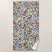 Serviette De Plage William Morris Gold Lily Victorian Wallpaper (Devant)