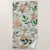 Serviette De Plage William Morris Jardin Fleur de Jasmin Classique (Devant)
