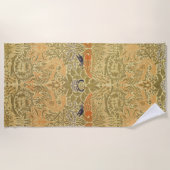 Serviette De Plage William Morris Peacock & Dragon Arts & Artisanat (Devant)