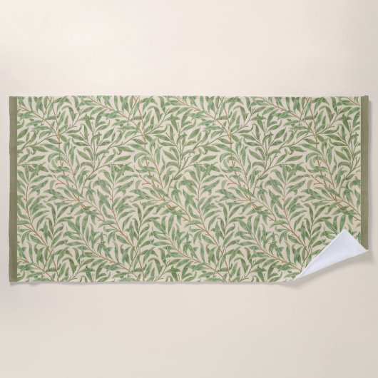 Serviette De Plage William Morris Willow Bough Garden Flower Classic (Devant)