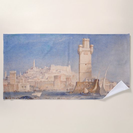 Serviette De Plage William Turner Rhodes (Devant)