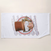 Serviette De Plage Willy Wonka dans les lunettes de Wonkavision (Devant)