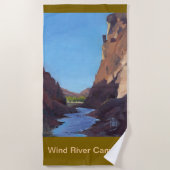 Serviette De Plage Wind River Canyon Beach Towne (Devant)