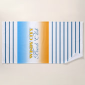 Serviette de plage Windy City Beach Club (Devant)