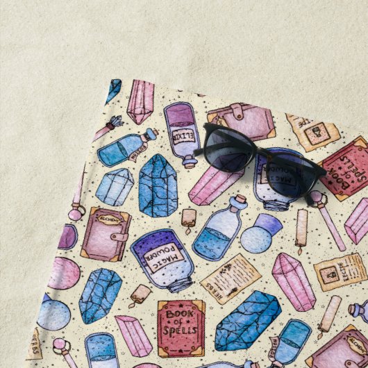 Serviette de plage Witchy Wonders (En situation)