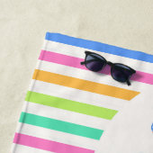 Serviette de plage With Love Key West (En situation)