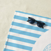 Serviette De Plage With Love Naples Beach Golf Tee Towel (En situation)