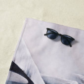 Serviette De Plage Wolf Winter Castle Imaginaire (En situation)