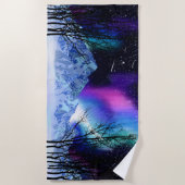 Serviette De Plage Wonderlights Beach Towne (Devant)