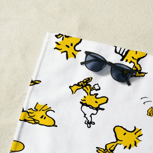 Serviette De Plage Woodstock Fun Pattern (En situation)