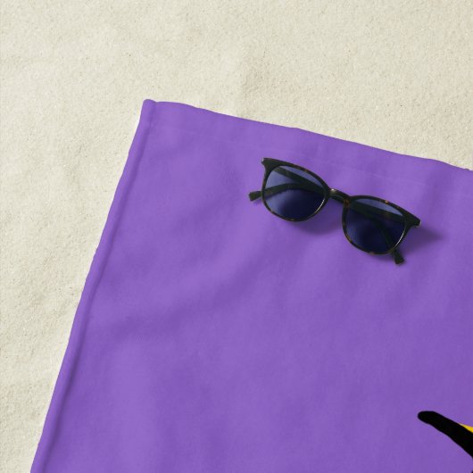 Serviette De Plage Woodstock In Sunglasses | Add Your Name (En situation)