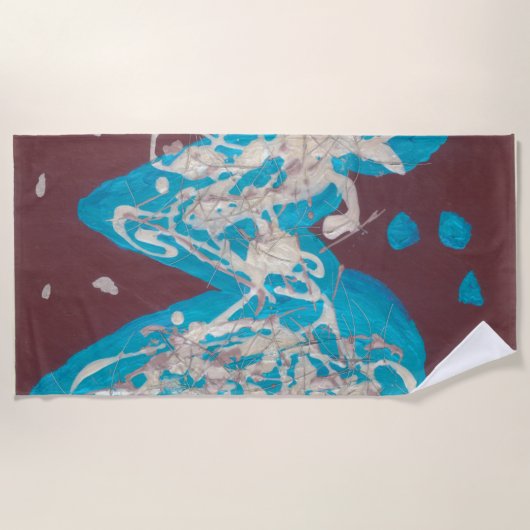 Serviette de plage World of Love (Devant)