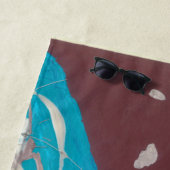 Serviette de plage World of Love (En situation)
