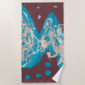 Serviette de plage World of Love (Devant)