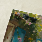 Serviette De Plage Wrap Yourself in Luxury & Comfort Towel (En situation)