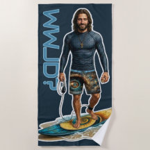WWJD Surfer Vibes, Jésus au Quotidien, Foi au Quot
