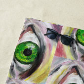 Serviette De Plage Yeux (En situation)