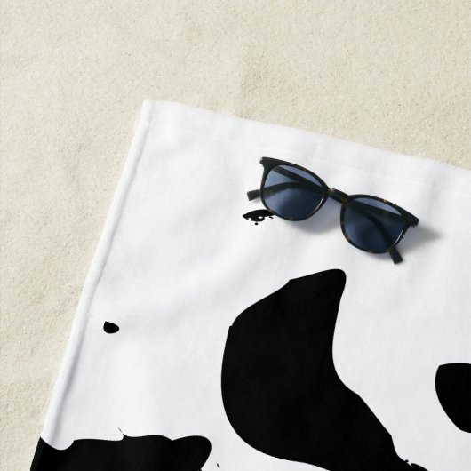 Serviette De Plage Yeux de dévotion (En situation)