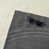 Serviette De Plage Yin Yang (En situation)