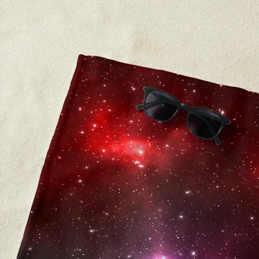 Serviette De Plage Yin Yang avec Symboles de trigramme Bagua I-Ching (En situation)