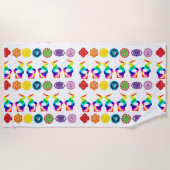 Serviette De Plage Yoga (Devant)