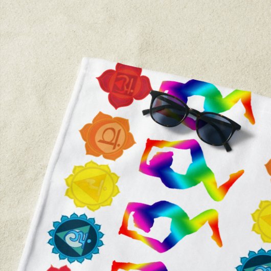 Serviette De Plage Yoga (En situation)