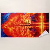 Serviette De Plage Yoga Mat (Devant)