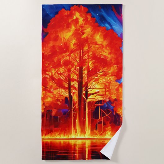 Serviette De Plage Yoga Mat (Devant)