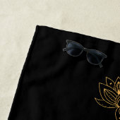 Serviette De Plage Yoga Mat ASANA, YOGA, Ganesha (En situation)