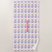 Serviette De Plage Yoga Poses Silhouettes Thunder_Cove (Devant)