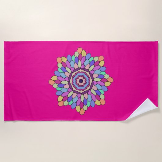 Serviette De Plage Yogamate (Devant)