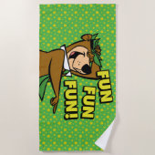 Serviette De Plage Yogi Bear Fun Amusant (Devant)