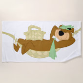 Serviette De Plage Yogi Bear Pique-nique Hammock Nap Time (Devant)