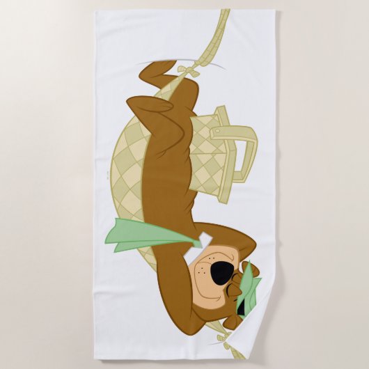 Serviette De Plage Yogi Bear Pique-nique Hammock Nap Time (Devant)