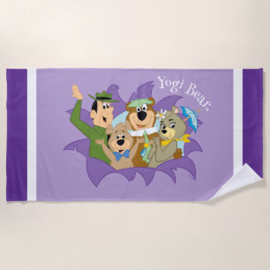 Serviette De Plage Yogi Ours et amis Surprise