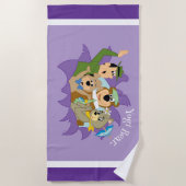 Serviette De Plage Yogi Ours et amis Surprise (Devant)