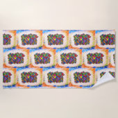 Serviette De Plage Yorkie Beach BG Towel (Devant)