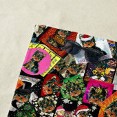 SERVIETTE DE PLAGE YORKIE POO (En situation)