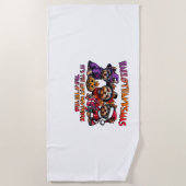 Serviette De Plage Yorkshire Terrier Halloween Thanksgiving Noël (Devant)