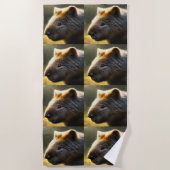 Serviette De Plage Young Australian Wombat, Beach Towel (Devant)