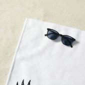 Serviette De Plage Zagan Déchaîné (En situation)