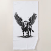 Serviette De Plage Zagan Déchaîné (Devant)