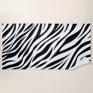 Serviette De Plage Zebra Animal Skin Imprimer Motif-15391