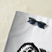 Serviette De Plage Zebra Head (En situation)