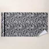 Serviette de plage Zebra Print (Devant)